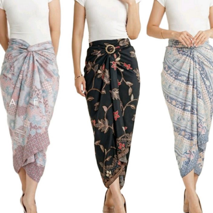 Terbaru 33 5 Motif Rok Lilit Batik Motif Terbaru  Rok Jarik  Rok Batik Floral  Rok Kebaya  Rok Bawah