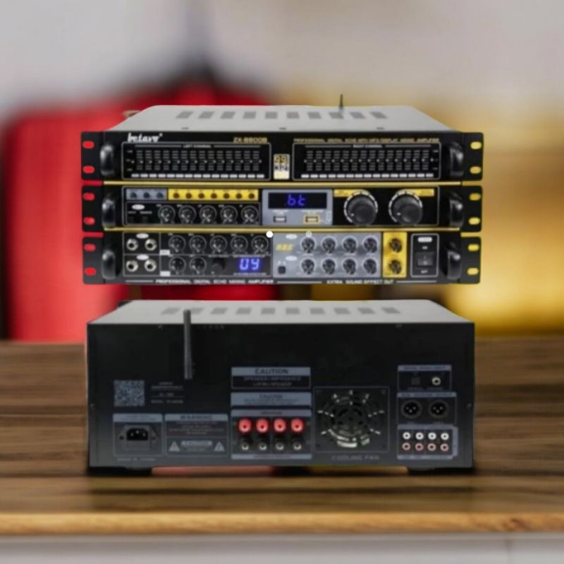 Power Amplifier Betavo Zx 8800b Audio Ampli Karaoke Zx8800b/Zx-8800b Original