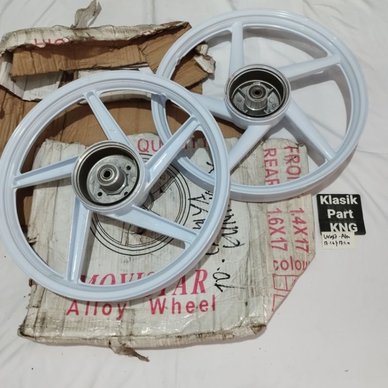 velg velk palang racing Yamaha Alfa force1 crypton sigma  non cakram tromol Movistar