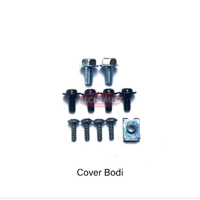 BAUT COVER BODY SAMPING Supra X 125 PGM FI / Baud Honda Supra X 125 PGM FI / Baut Baud Honda Supra X