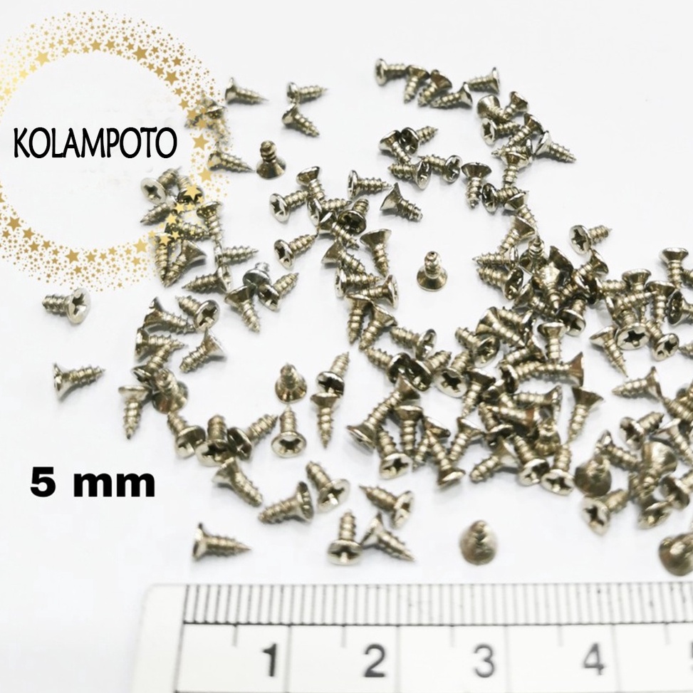 Recomended Baud sekrup kecil 2 pcs bingkai foto pajangan dinding gantungan 5 mm