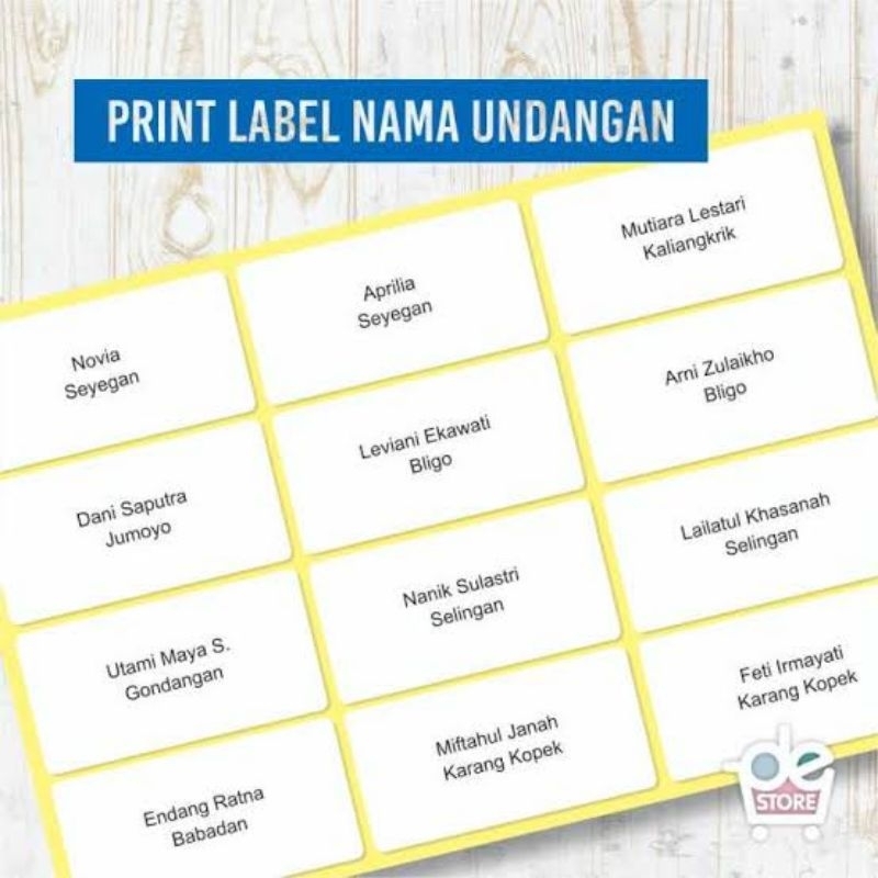 

Label Undangan 103