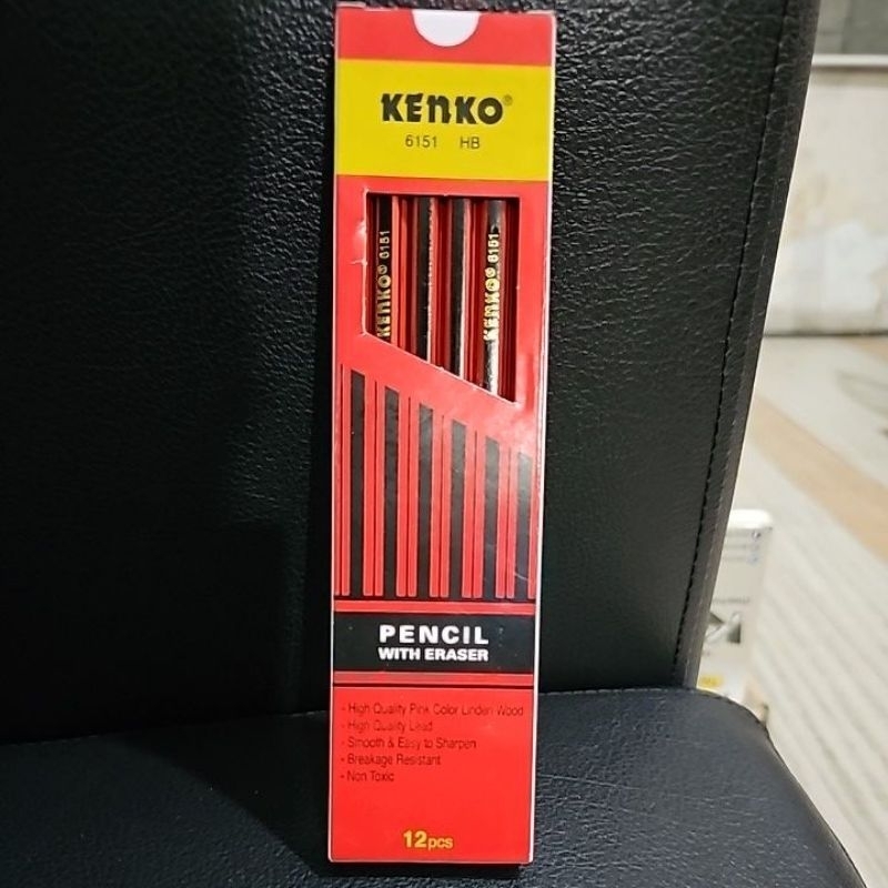 

KENKO STATIONERY ALAT SET PENSIL PENCIL WITH ERASER 6151 HB