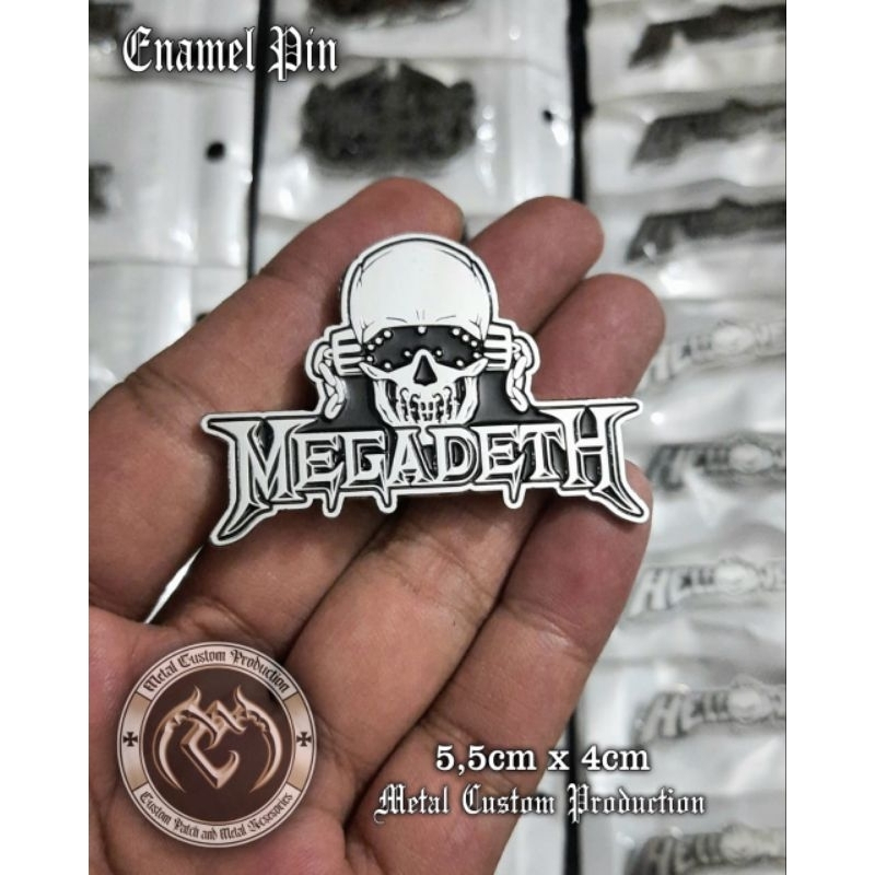 Enamel Pin Badge Metal Megadeth / Pin Badge / Pin Band