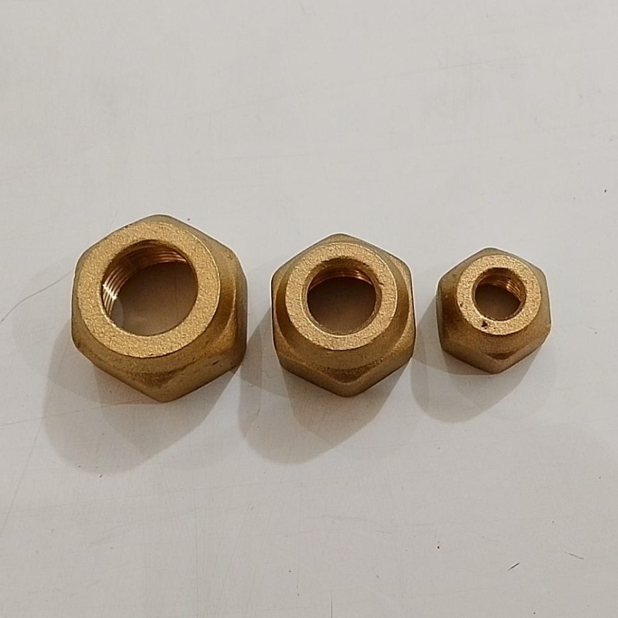 NUT NEPEL 3/8 NUT PIPA TEMBAGA NUT AC