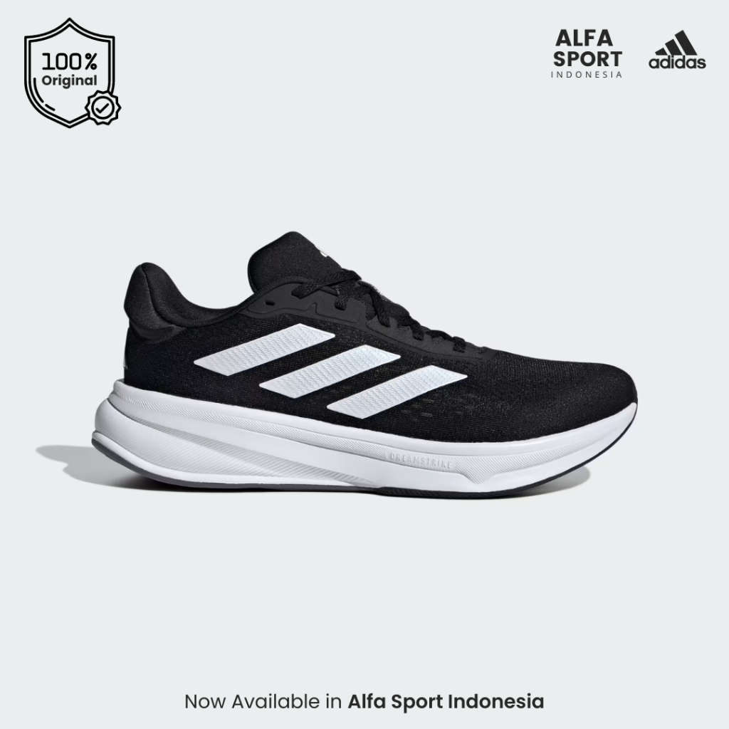 Sepatu Running Adidas Pria Response Super Hitam Putih