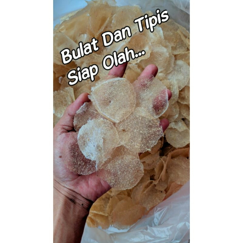 

keripik kaca mentah 1 kg siap olah