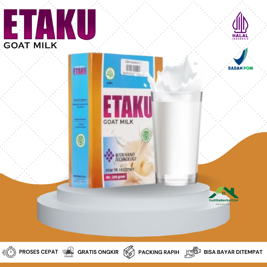 

Susu Kambing Etawa Asli Original, Susu Kambing Walatra Etaku, Susu Kambing Etaku, Walatra Goat Milk, Walatra Etaku Goat Milk Asli BPOM Aman di Konsumsi Anak Dewasa Hingga Ibu Hamil