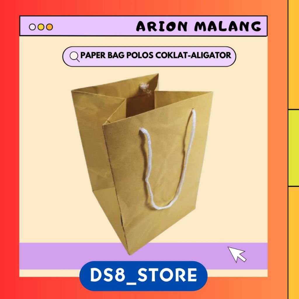 

Tas kertas Paper Bag Coklat Polos