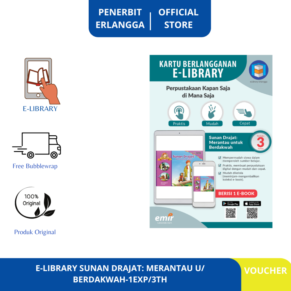[Erlangga Official] E-Library Sunan Drajat: Merantau Untuk Berdakwah isi 1 - Masa Aktif 3 Tahun