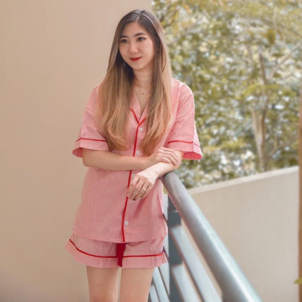 TIWIE Celana Tidur Pendek Wanita - Pajama Short 816