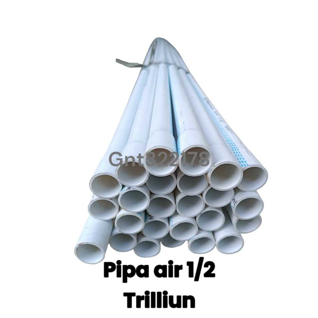 Pipa Air Peralon Ledeng 1/2 inch Panjang 2 Meter Trilliun