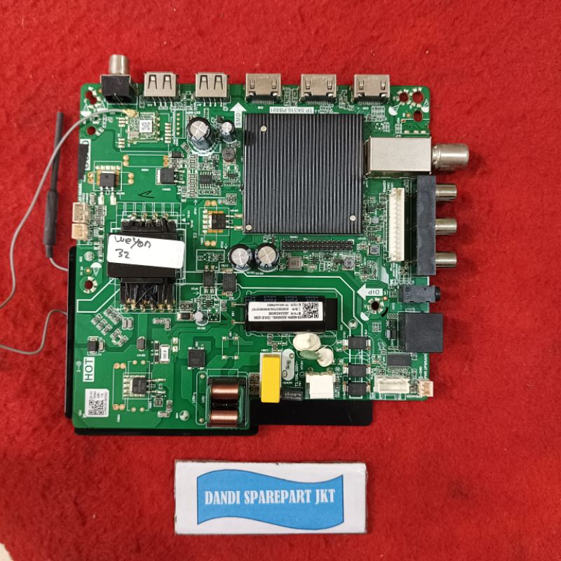 MB led tv weyon 32 smart - mainboard tv - mesin tv led