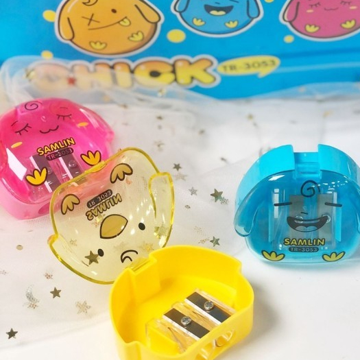 

Rautan Pensil Samlin Rautan 2in1 Bening Sharpener Perlengkapan Sekolah Anak Pertajam Pencil Super Tajam Murah Terjangkau Bentuk Flower Orotan Petelot Manual Putar Sampai Lancip Tri Tunggal Malang