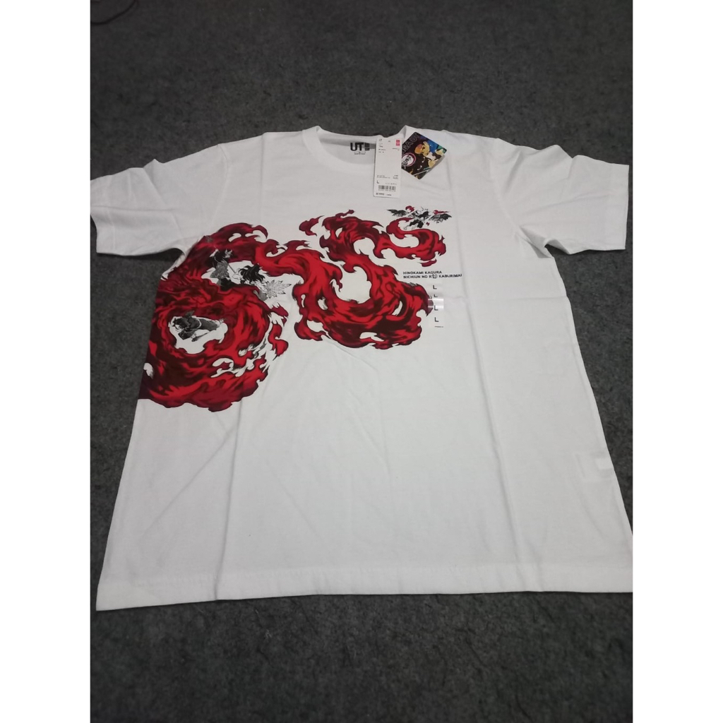 MURAH UNIQLO KIMETSU NO YAIBA (DEMON SLAYER) WARNA PUTIH