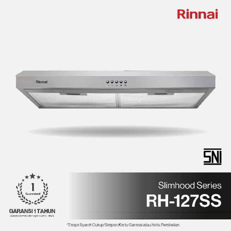 Cooker Hood Rinnai Stainless 70cm RH127SS