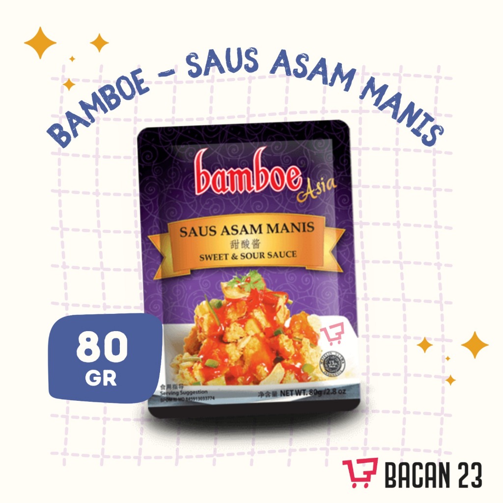 

Bamboe Bumbu Instan Saus Asam Manis (80 Gr) / Bumbu Dapur Instan / Penyedap Rasa