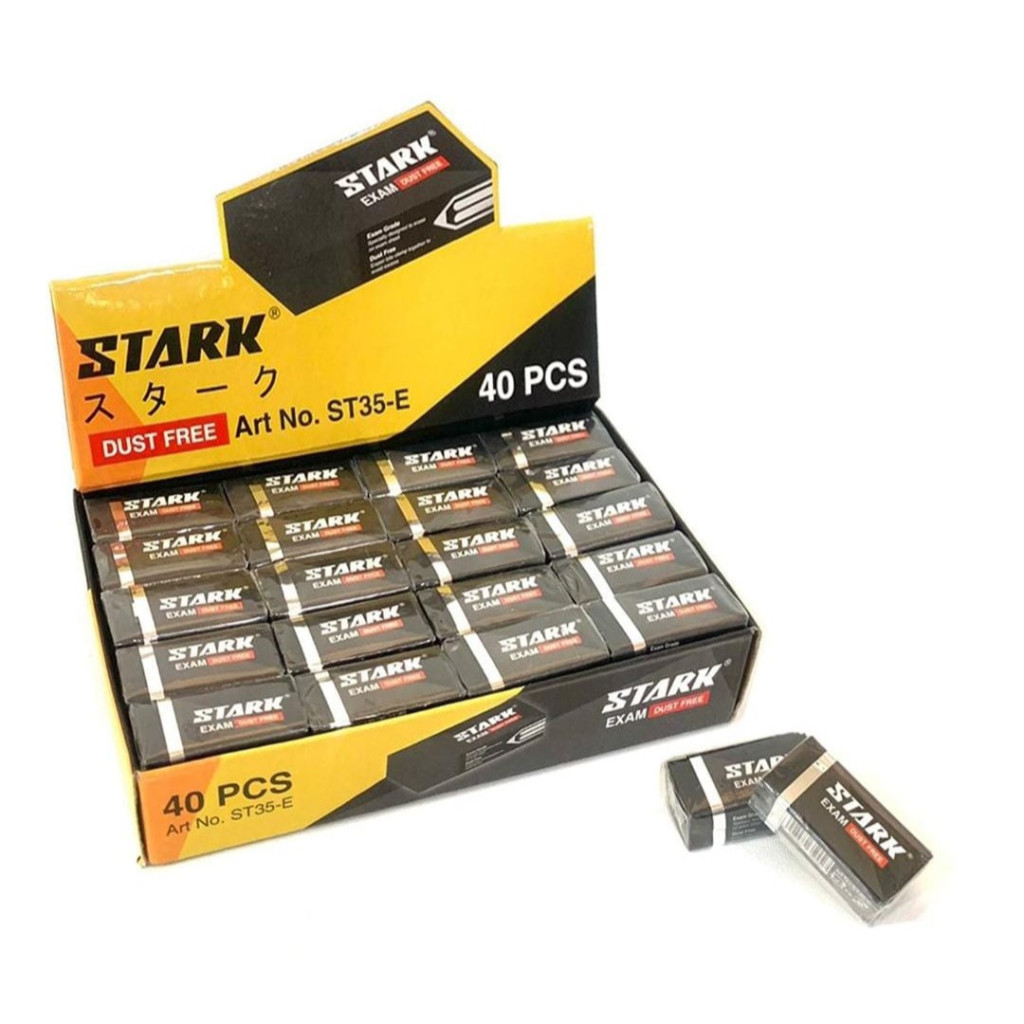 

Penghapus STARK Putih/Hitam/Warna (40pc)