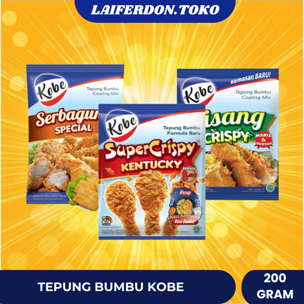 

Tepung Bumbu Kobe Medium Size 200g