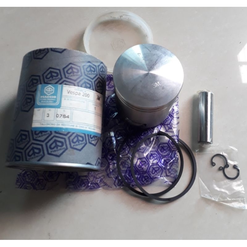 Piston Seher Motor Vespa Spartan P200XE excel 200 Ricambi Original Piaggio Size Standar 3m