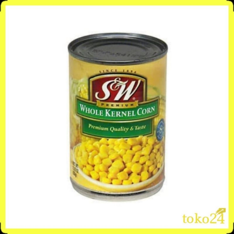 

S&W Whole Kernel Corn 425 gr