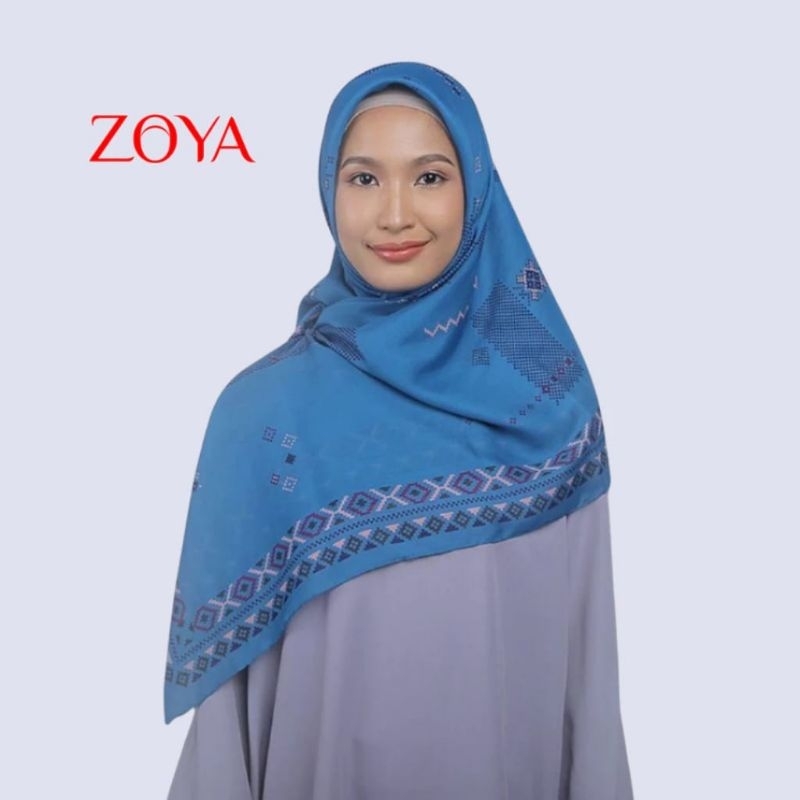 ZOYA HIJAB KAYLA SCARF HIJAB VOAL MOTIF PREMIUM NYAMAN DIPAKAI
