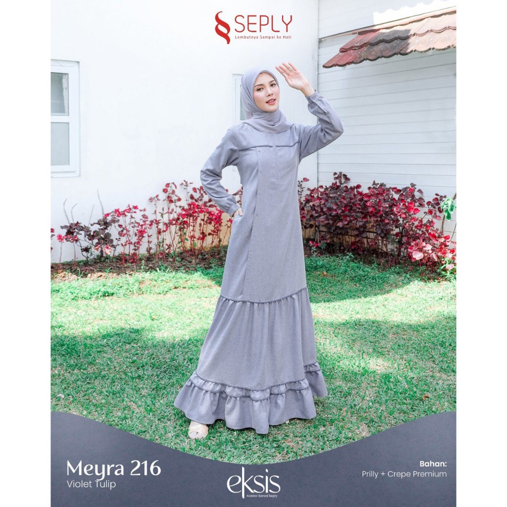 Gamis Ibu Anak Seply Eksis 229 Violet Tulip