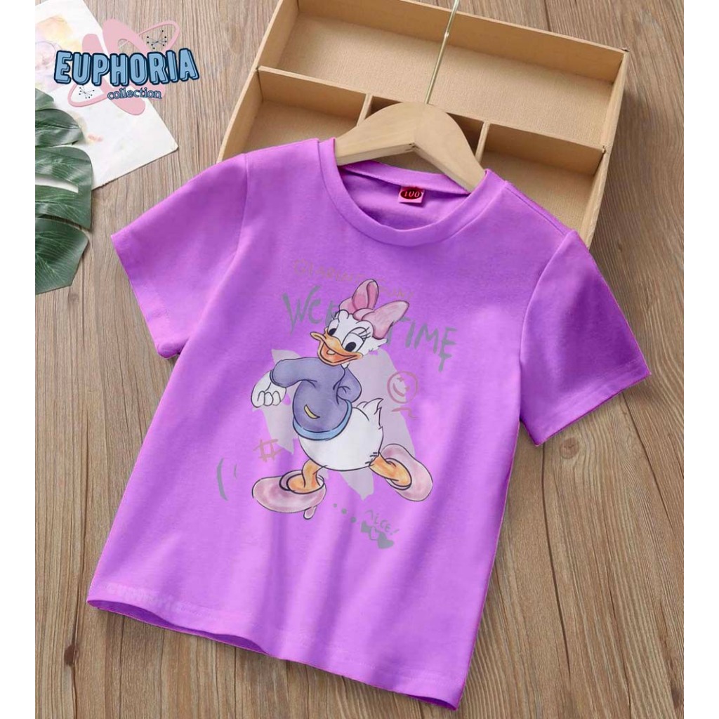Baju Kaos Anak Daisy Duck Bahan Premium