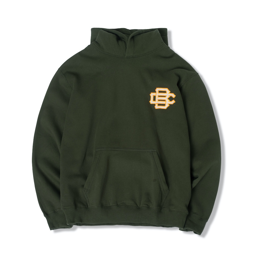Blue Chamber Pullover Hoodie Plant Green