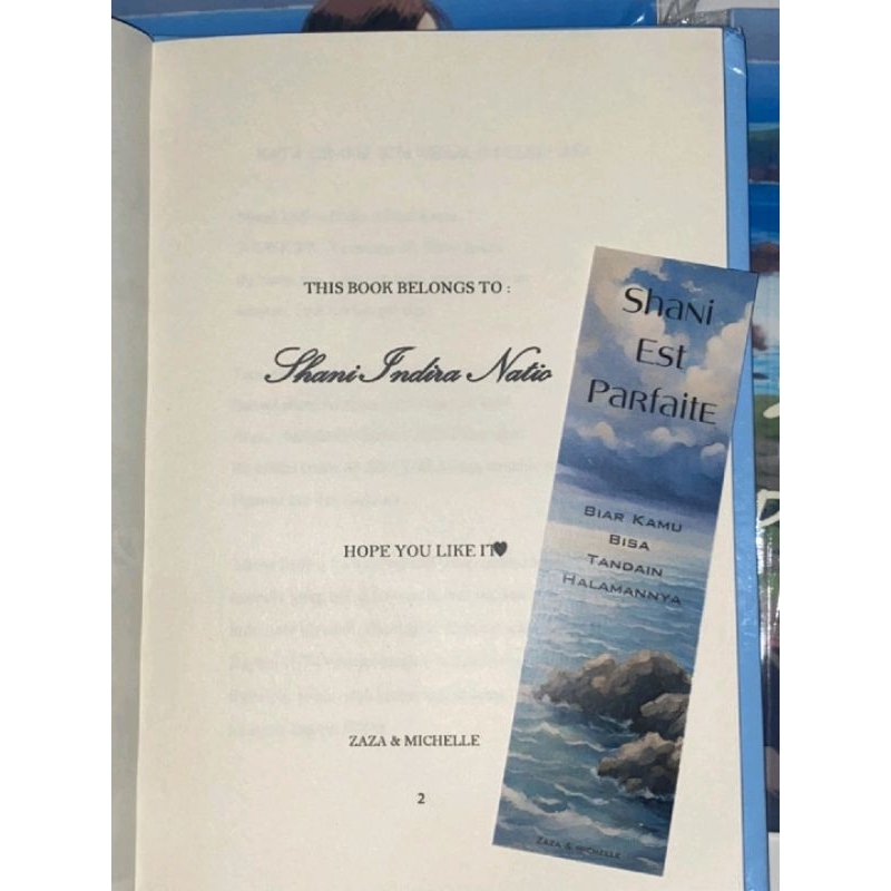 

Ptint Cerak Custom Pembatas Novel, Bookmatk Nove, Penanda Novell aesthetic