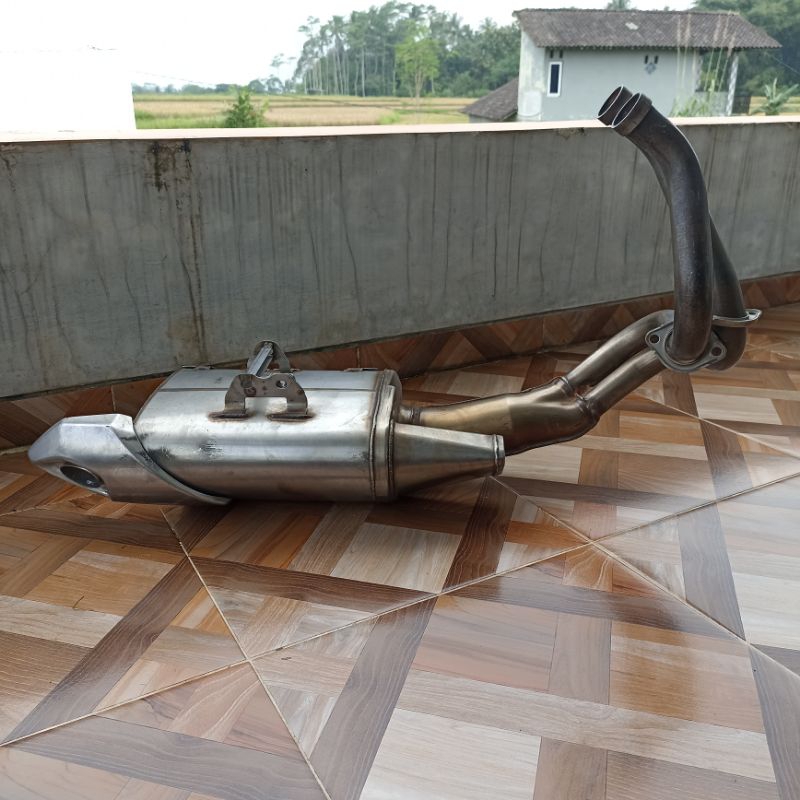 knalpot silincer muffler standar selenser Kawasaki ER6 F er6f er6n EX650 Ninja 650 Second Original