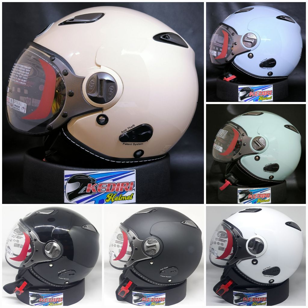 Helm KYT Elsico solid polos