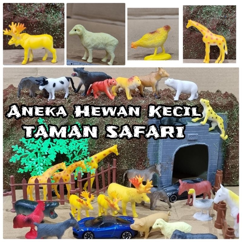 Mainan Figure Binatang Miniatur Hewan Satwa Kecil - HWN K