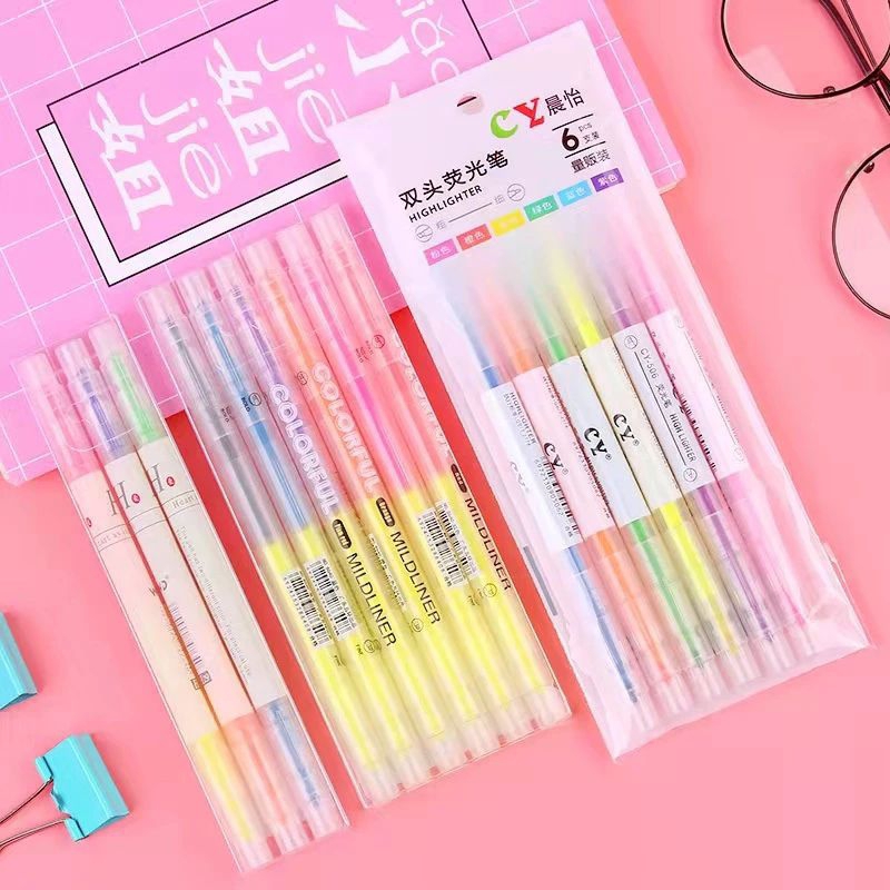 

STABILO PANJANG 6 WARNA 2 ARAH / HIGHLIGHTER WARNA WARNI / STABILO WARNA WARNI