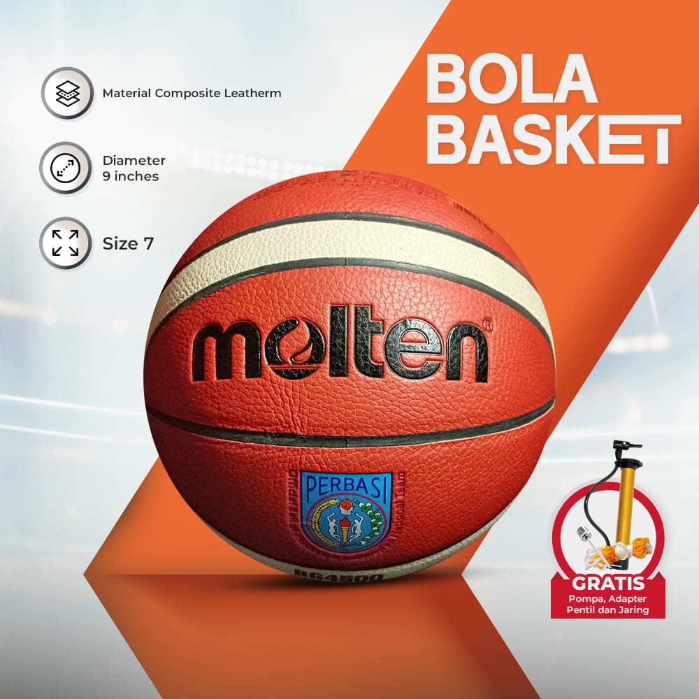 SAGAYA - Bola Basket - Bola Basket Molten Size 7 Outdoor dan Indoor