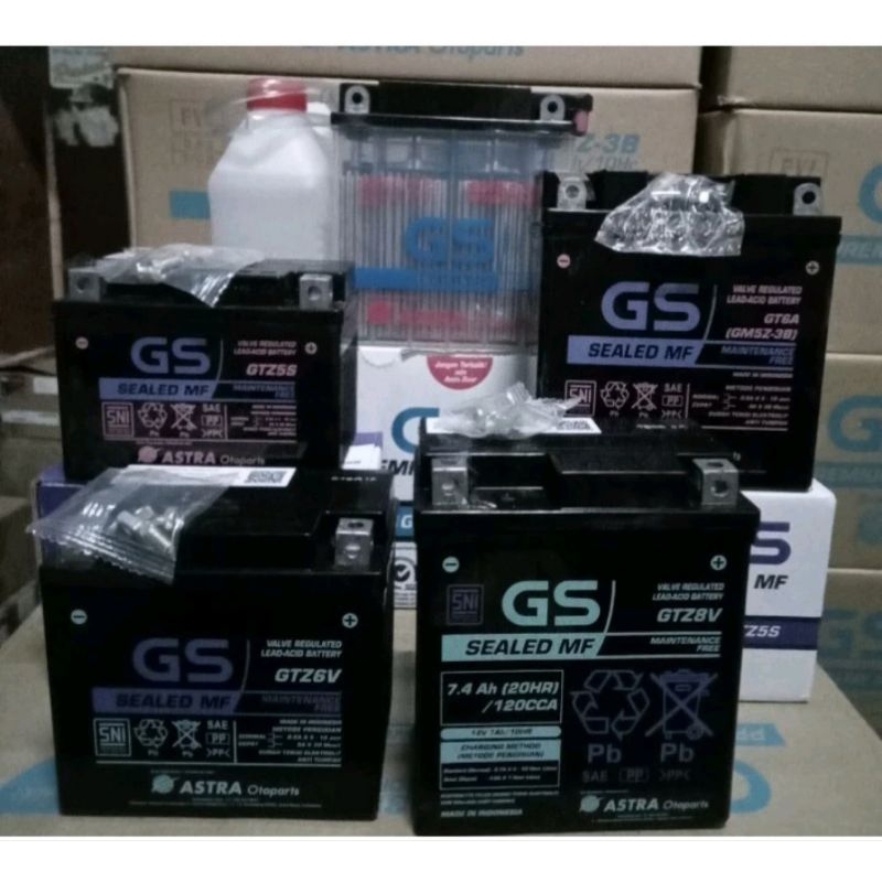 Aki GS Astra semua tipe motor Original