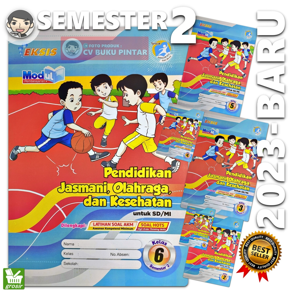 LKS PENJAS PJOK SD/ MI KELAS 1 2 3 4 5 6 SEMESTER 2 K13 | EKS