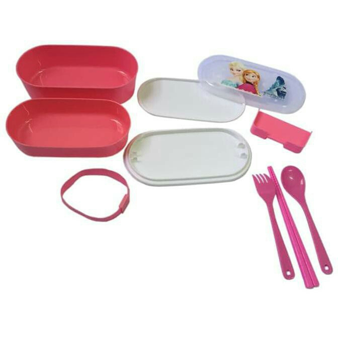 tempat makan kotak makan lunch box anak karakter Frozen