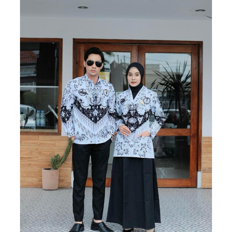 SERAGAM PGRI WANITA TERBARU LAPIS FURING