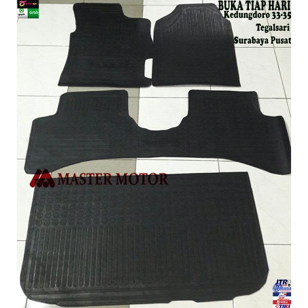 Karpet Karet Mobil Honda Brio 1 set Hitam - Karpet Brio Bezt