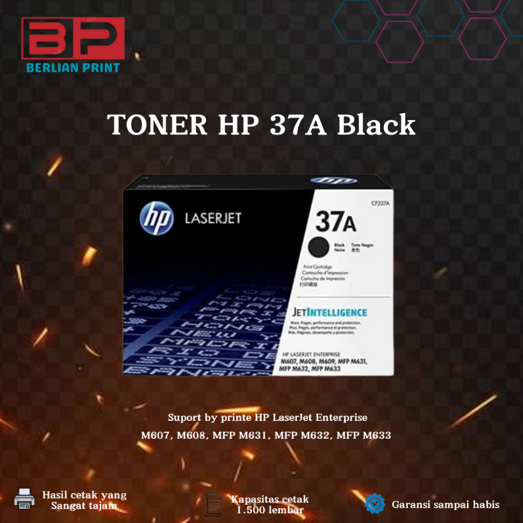 TONER HP LASERJET 37A (CF237A)