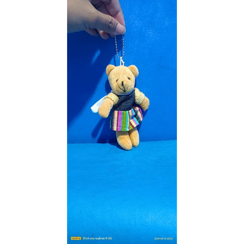 Gantungan Kunci / Gantungan Tas Boneka Teddy Bear Syal No Brand