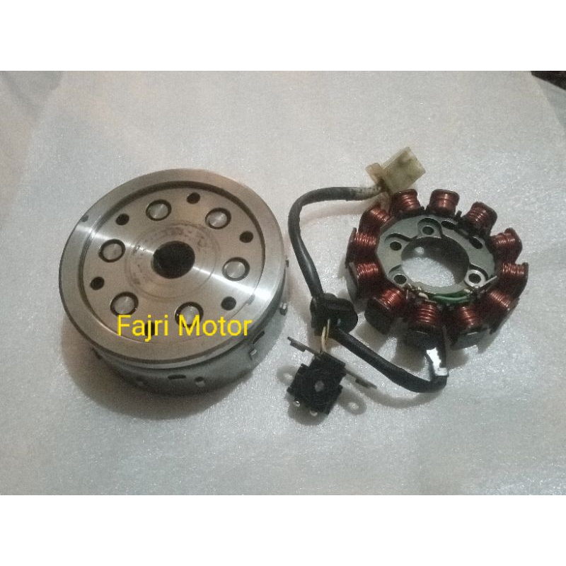 Magnet Spul Supra X 125 Helm In K41/ Blade 125 Fi Original Spul Spul Magnet Pengapian Supra X 125 Fi