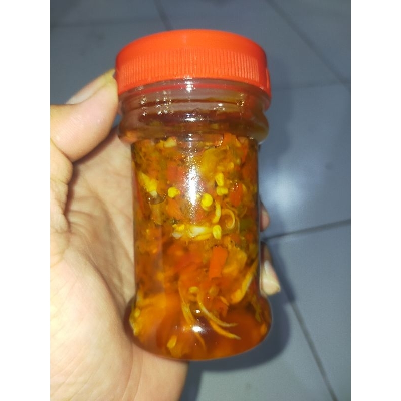 

Sambal Cumi Pedas Nikmat DAPUR UNI TIKA Kemasan Botol Siap Konsumsi