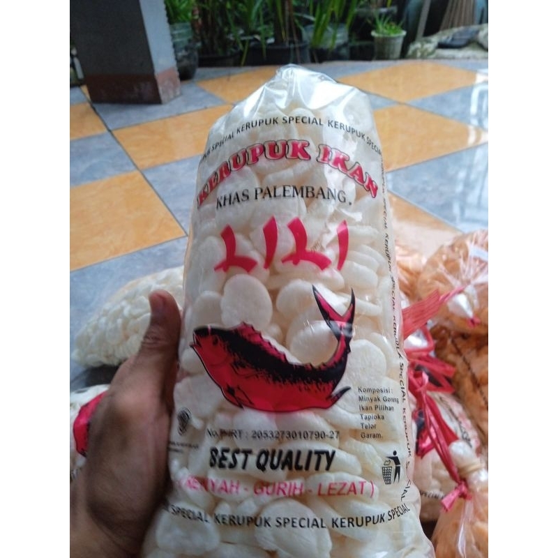 

kerpuk ikan lili original 150g khas palembang