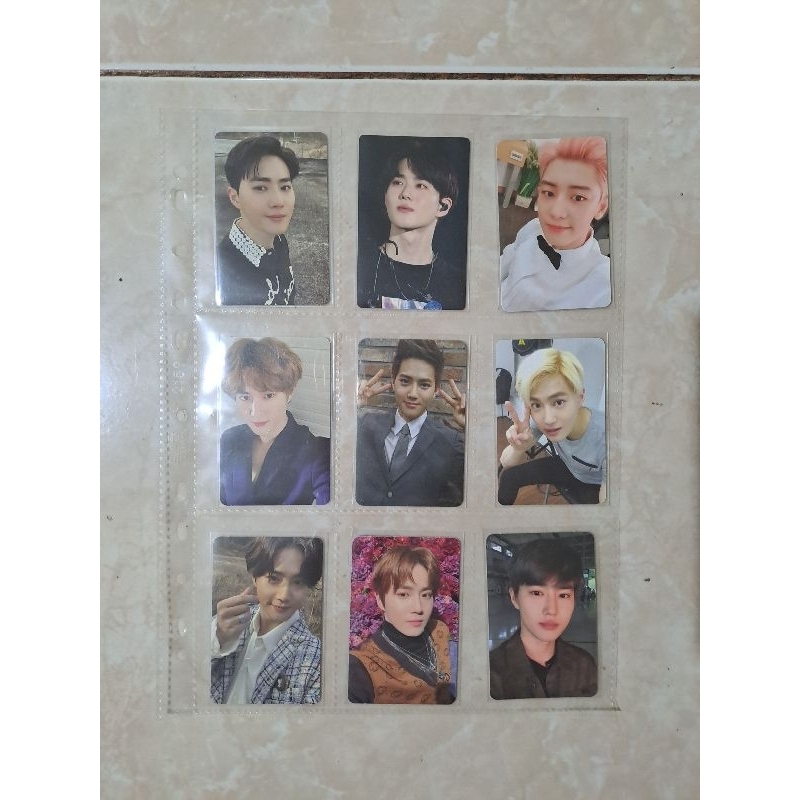 PHOTOCARD EXO SUHO CHANYEOL OBSESSION KONDANGAN