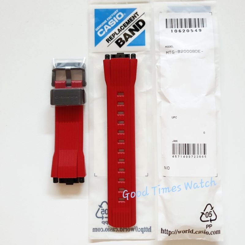 STRAP G-SHOCK MTG B2000BDE MTG B2000XMG MTG B2000 CASIO ORIGINAL