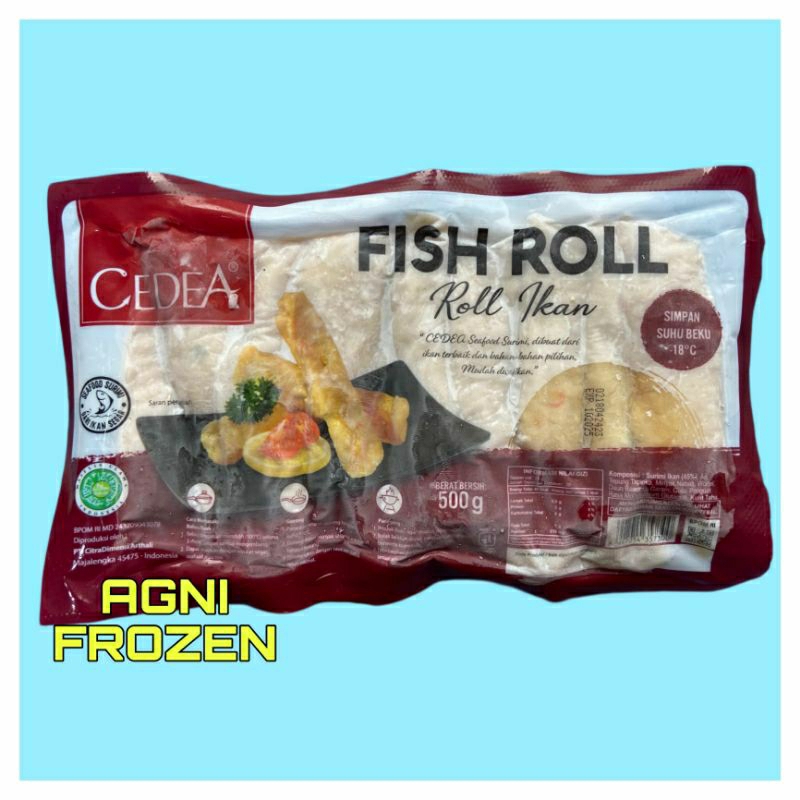 

CEDEA FISH ROLL IKAN ISI 20 PCS 500 GRAM