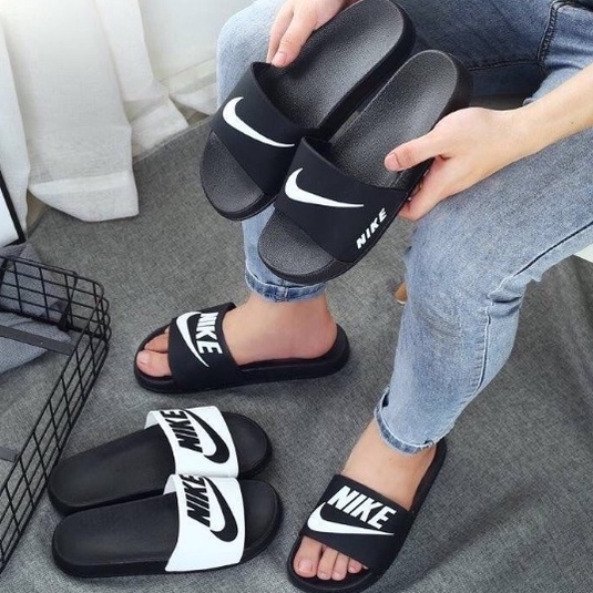 Siap Kirim Sandal Nike Sandal Cowok Fashion Anti Slip Tidak Licin Ringan Empuk Enak Dipakai  Nike Se