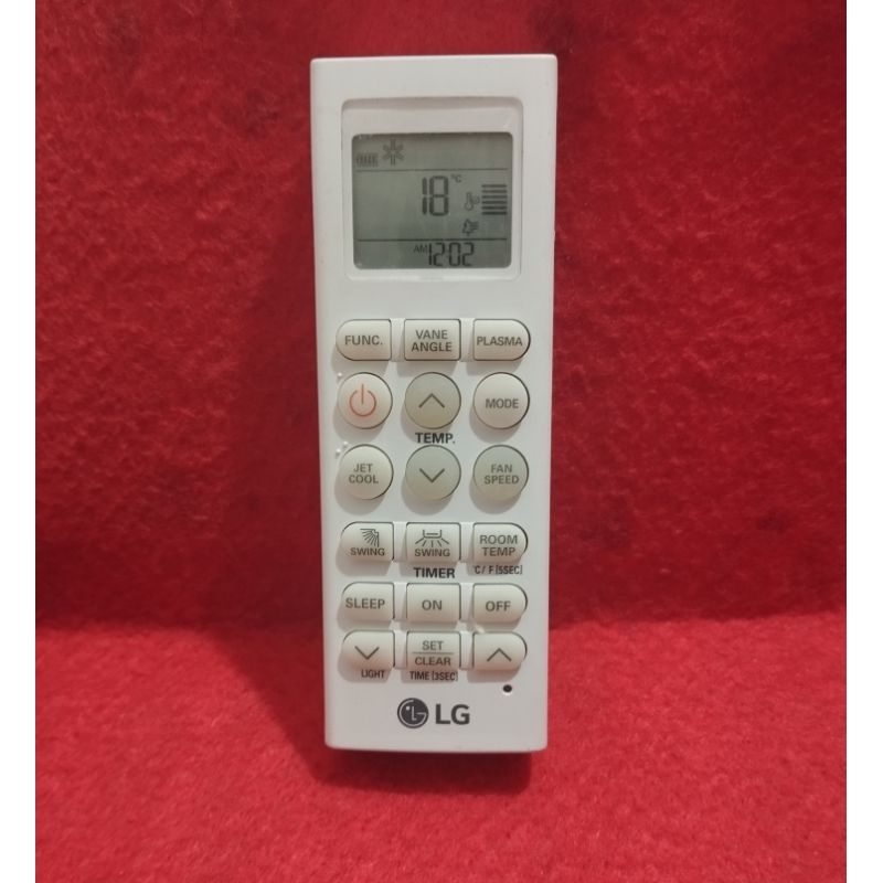 REMOT AC LG PLASMA VANE ANGEL ORIGINAL ASLI